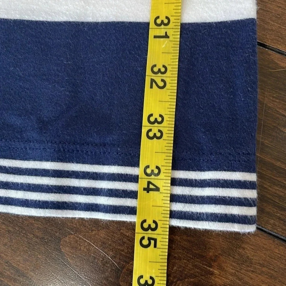 Lilly Pulitzer Boat neck Marlowe Striped t-shirt Dress Navy white stripes Size S - Picture 8 of 13